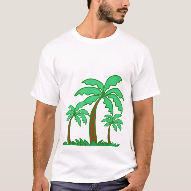 palm tree T-Shirt (Front)