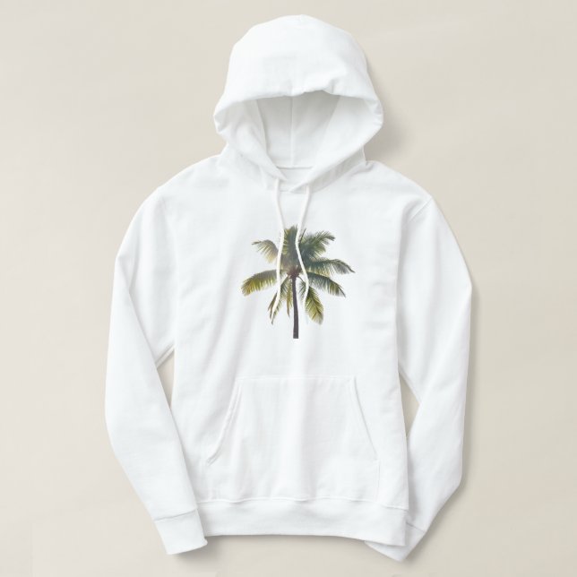 Palm Tree T-shirt Hoodie (Design Front)