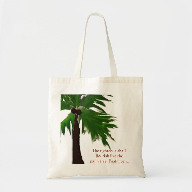 Palm Tree Tote Bag (Front)