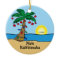 Palm Tree Tropical Hawaiian Christmas Ornament