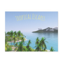 Palm Tree Tropical Island