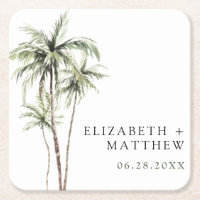 Palm Tree Tropical | Minimal Wedding