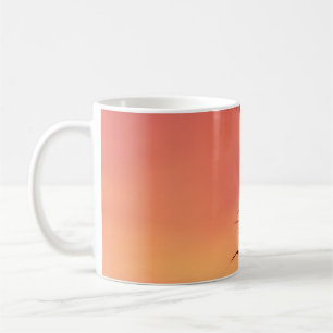 PALM TREE UNDER CLOUDY SKY DURING SUNSET COFFEE MUG