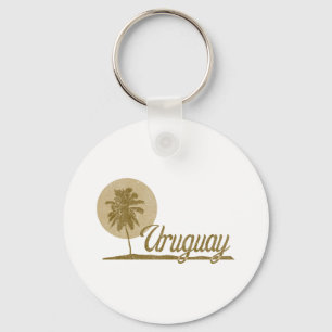 Palm Tree Uruguay Key Ring