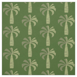 Palm Tree Vintage Hawaiian Tropical Outdoor Fabric
