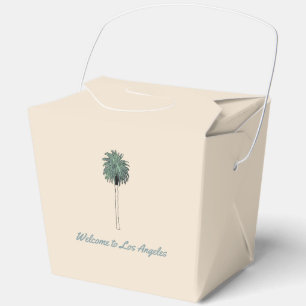 Palm Tree Wedding Favour Box