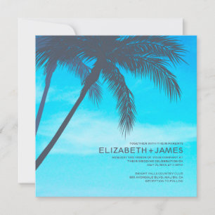 Palm Tree Wedding Invitations