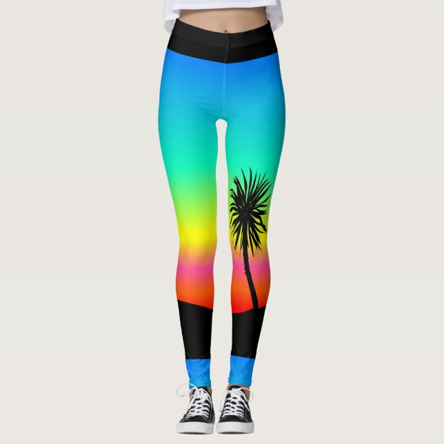 Palm Tree Women's Leggings (Front)