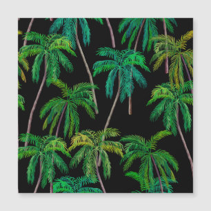Palm Trees: Acrylic Summer Pattern.