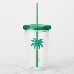 Palm Trees Acrylic Tumbler