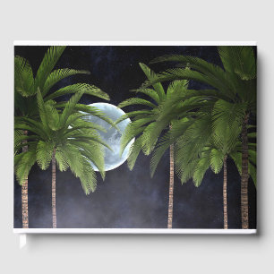Palm Trees Against the Moon Guest Book