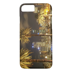 Palm Trees and CBD at Night, Sydney, New South iPhone 8/7 Case