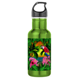 Palm Trees And Island Sunsets 532 Ml Water Bottle