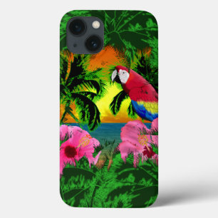 Palm Trees And Island Sunsets iPhone 13 Case