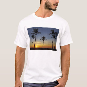 Palm trees and sunset, Mindil Beach T-Shirt