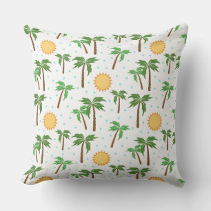 Palm trees and Sunshine Cushion