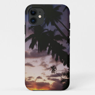 Palm Trees at sea iPhone 11 Case