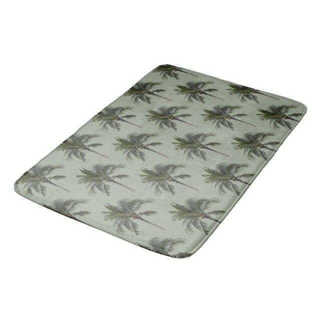 Palm Trees Bath Mat (Angled)