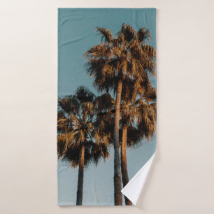 Palm trees bath towel