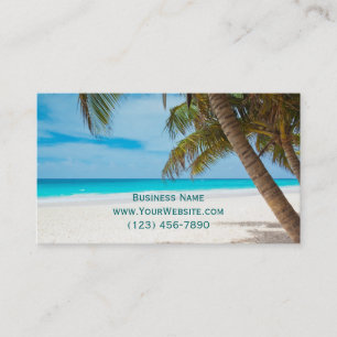 Palm Trees Beach Appointment Reminders Card
