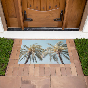 Palm Trees Beauty #4 #tropical #wall #art Doormat