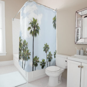 Palm Trees Beauty #7 #tropical #wall #art  Shower Curtain