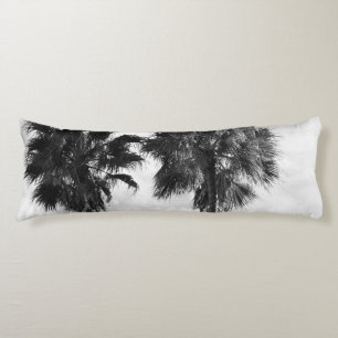 Palm Trees Black White #2 #wall #art  Body Cushion