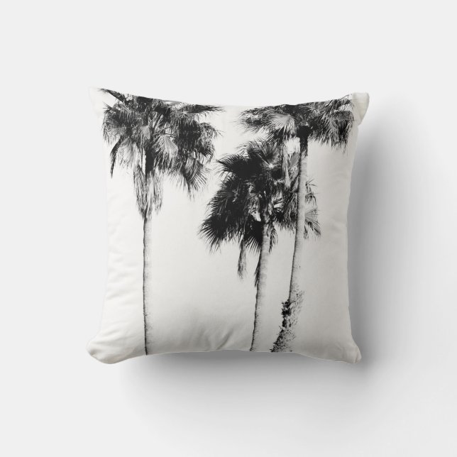 Palm Trees Black & White Vibes #5 #wall #decor   Cushion (Front)