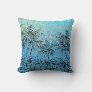 Palm Tree's Blue Sky Cushion