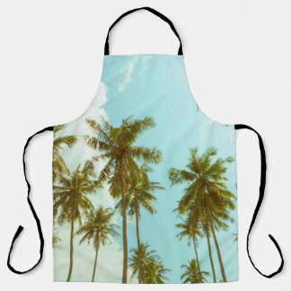 Palm Trees, Can Sky, Seamless. Apron
