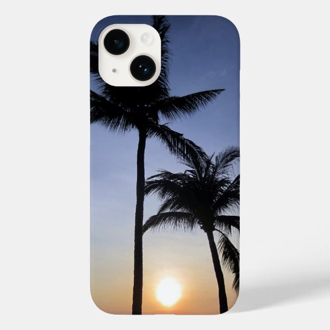 palm trees Case-Mate iPhone case (Back)