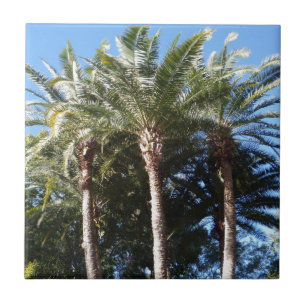 Palm Trees Ceramic Tile