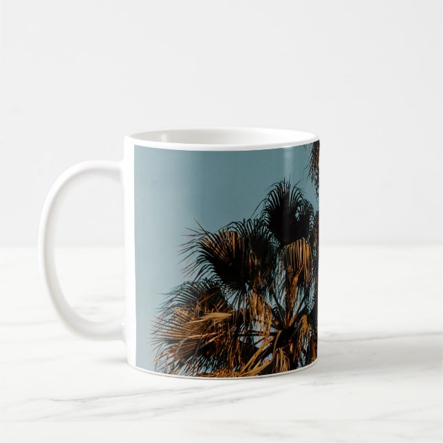 Palm trees coffee mug (Left)