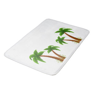 Palm Trees Cute Bathroom Bath Mat