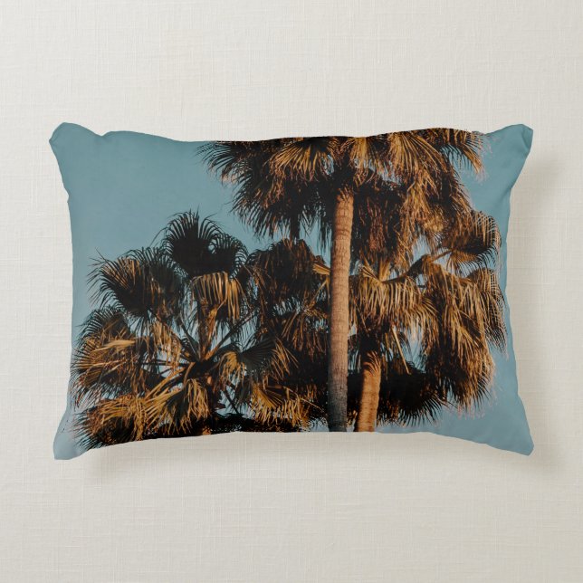Palm trees decorative cushion (Front)