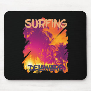 Palm Trees Delaware Vacation Beach Ocean  Mouse Pad