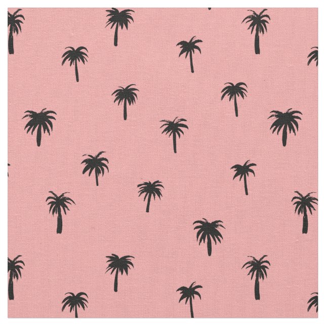 Palm Trees Fabric (Close Up)