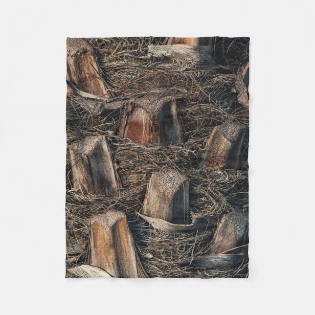 Palm Trees Fleece Blanket (Front)