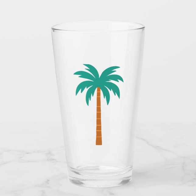 Palm Trees Glass (Front)