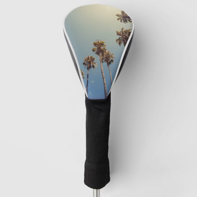 Palm Trees Golf Head Cover (Front)