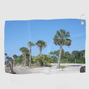 Palm Trees golf towel