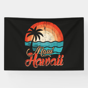 Palm Trees Hawaiian Beach Banner