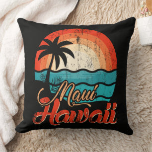 Palm Trees Hawaiian Beach Cushion