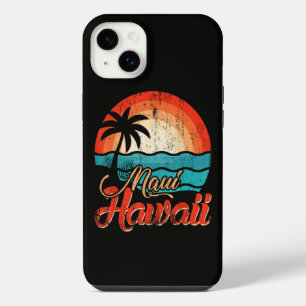 Palm Trees Hawaiian Beach iPhone 14 Plus Case
