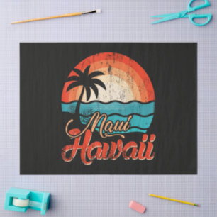 Palm Trees Hawaiian Beach Tissue Paper