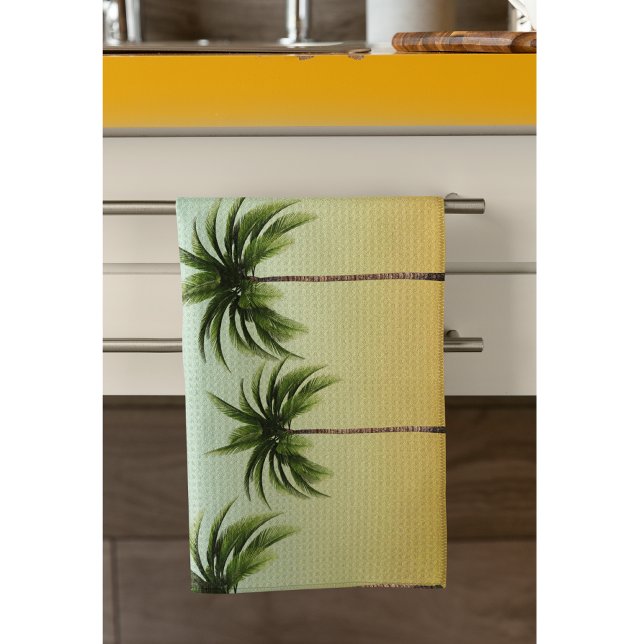 Palm Trees in a Row, beach life               Tea Towel (Creator Uploaded)
