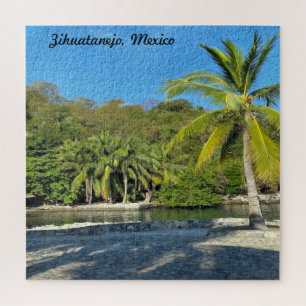 Palm Trees in Zihuatanejo, Mexico Jigsaw Puzzle
