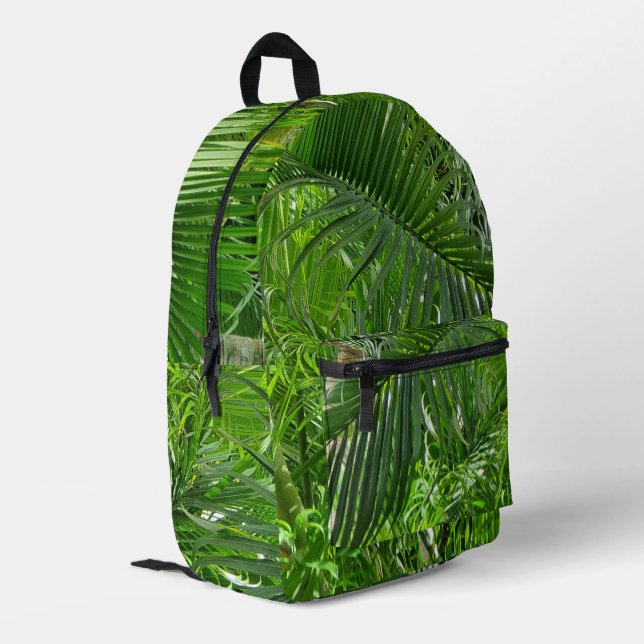Palm Trees Jungle Print Bag (Back Corner Left)