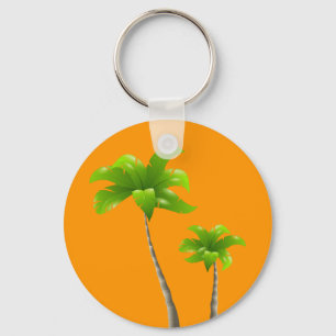 Palm Trees Key Chain
