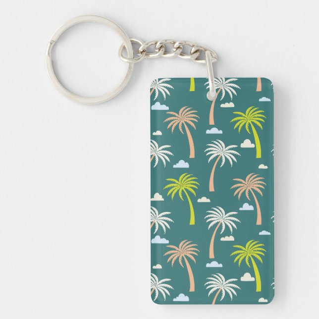 Palm Trees Key Ring (Front)